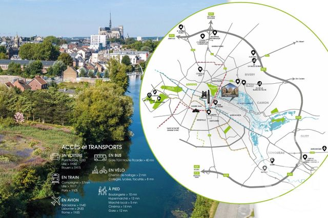 Appartement F5 à vendre - 5 pièces - 101.31 m2 - AMIENS - 80 - PICARDIE - Century 21 Nes'Immo